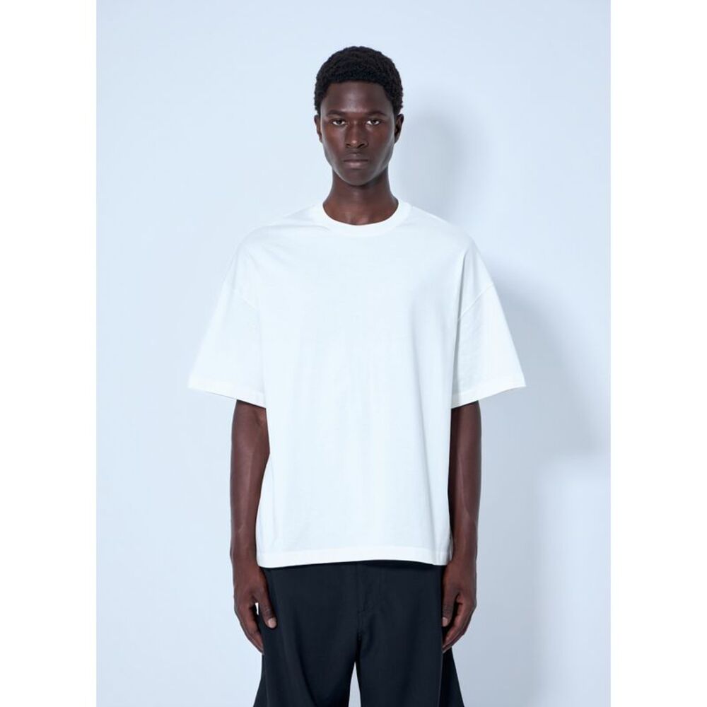 Jil Sander Men Cotton Jersey Crewneck T-Shirt